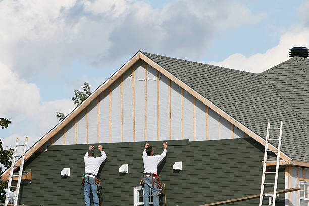 Professional Siding Replacement technician working in Lilesville, NC